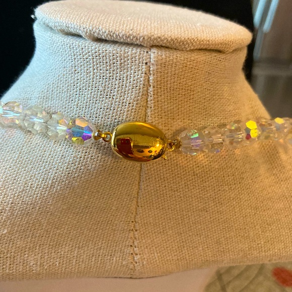 S.A.L Swarovski Vintage Aurora Borealis Choker. Perfect Like New condition. - Picture 7 of 14